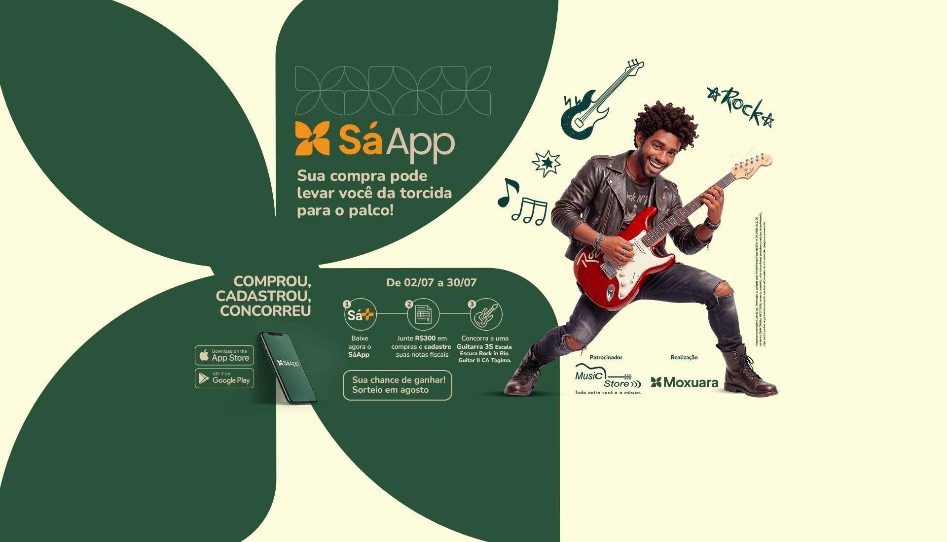Imagem do Banner Sorteio Guitarra